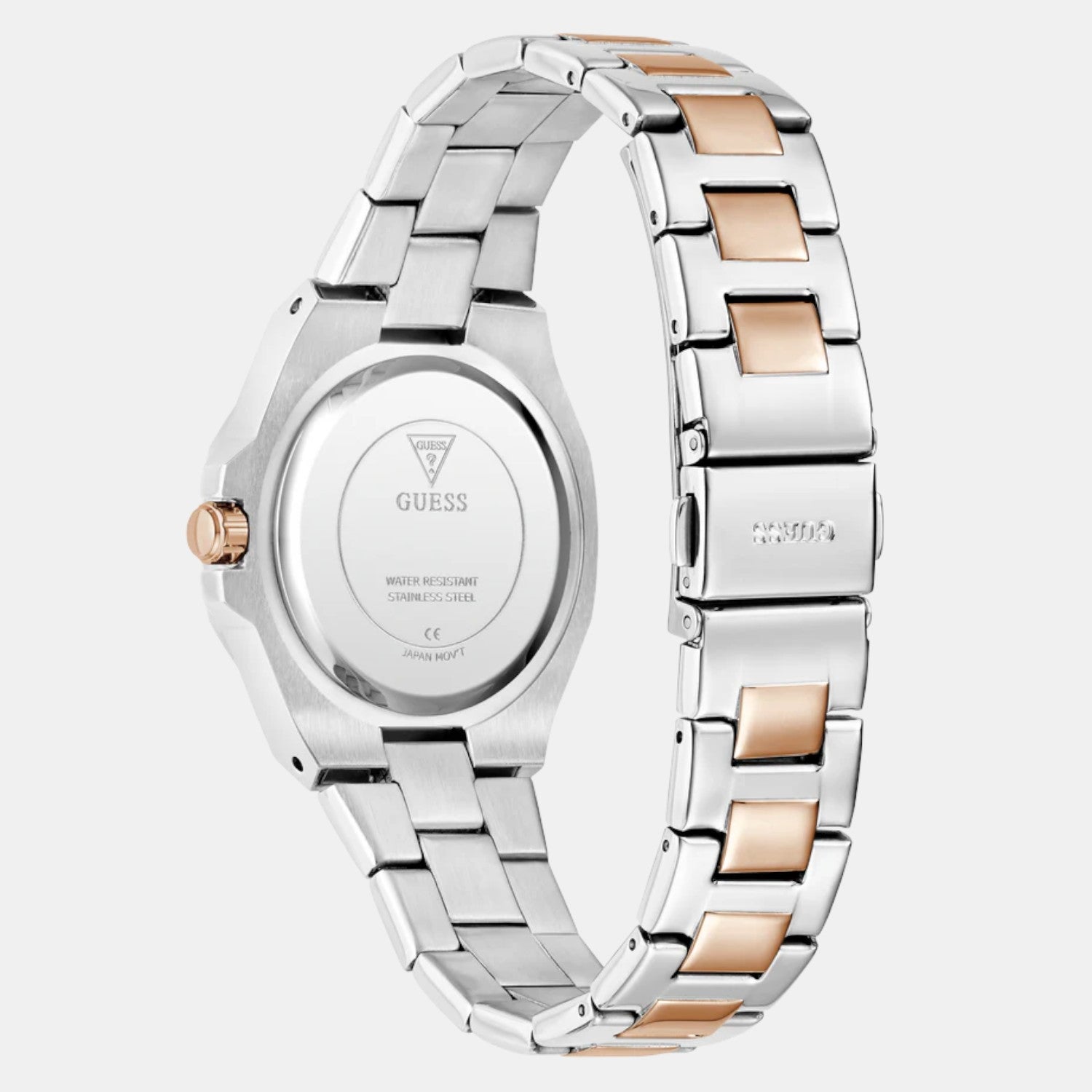 Women Quartz White Dial Analog Stainless Steel Watch GW0877L4