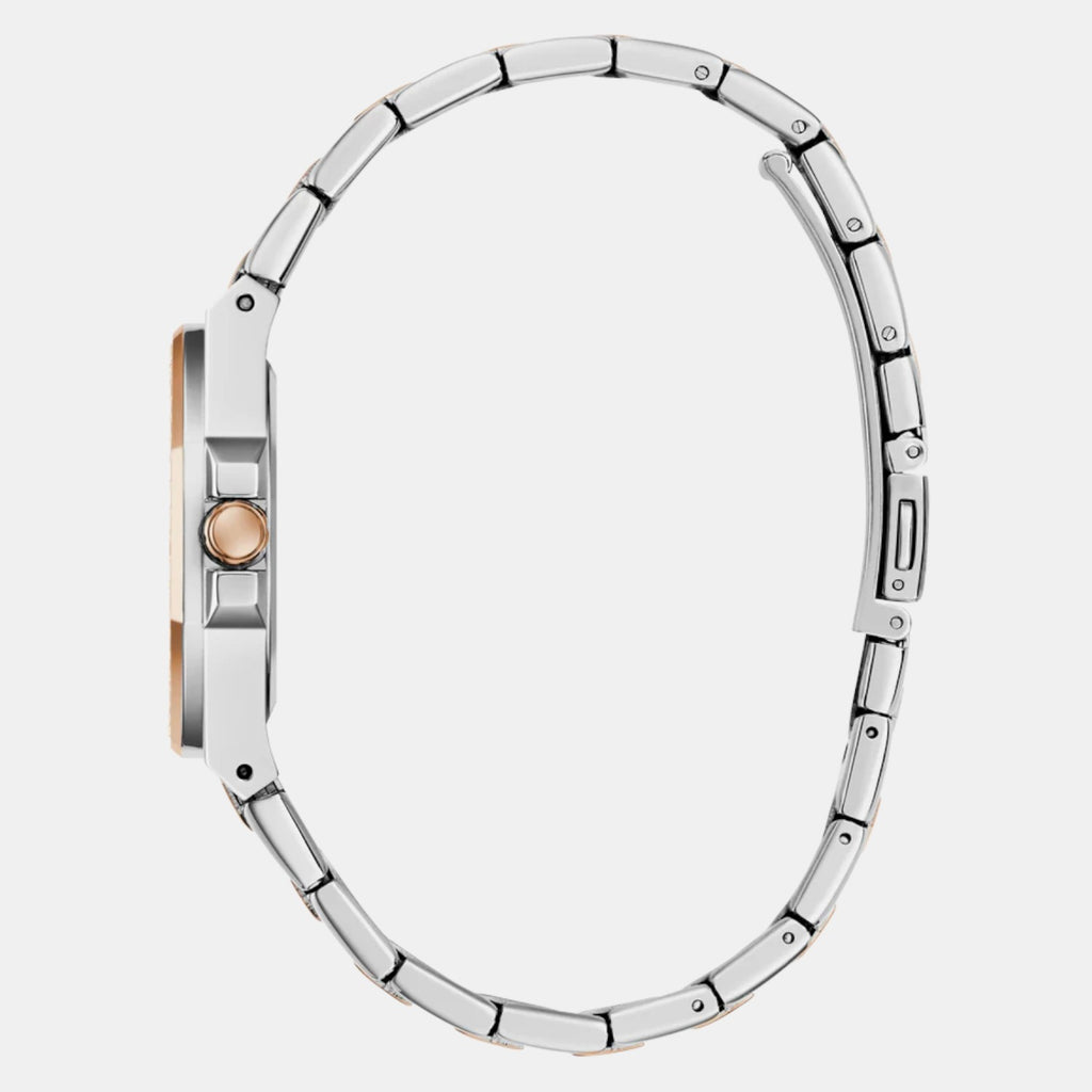 Women Quartz White Dial Analog Stainless Steel Watch GW0877L4