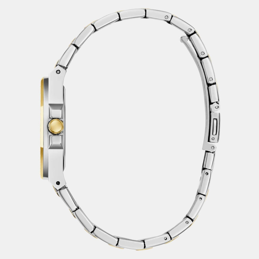 Women Quartz White Dial Analog Stainless Steel Watch GW0877L5