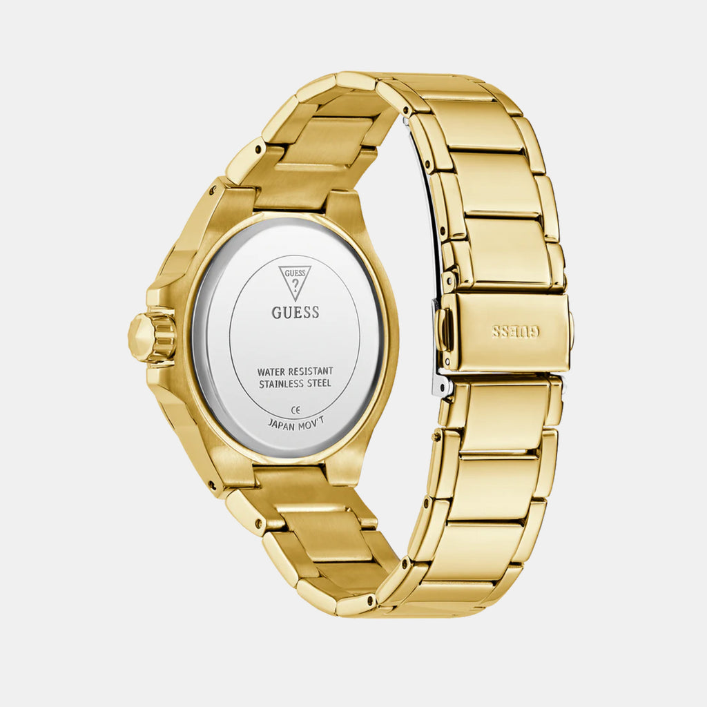 Guess Trend Women Quartz Champagne Dial Multi-Function Stainless Steel Watch GW0878L2