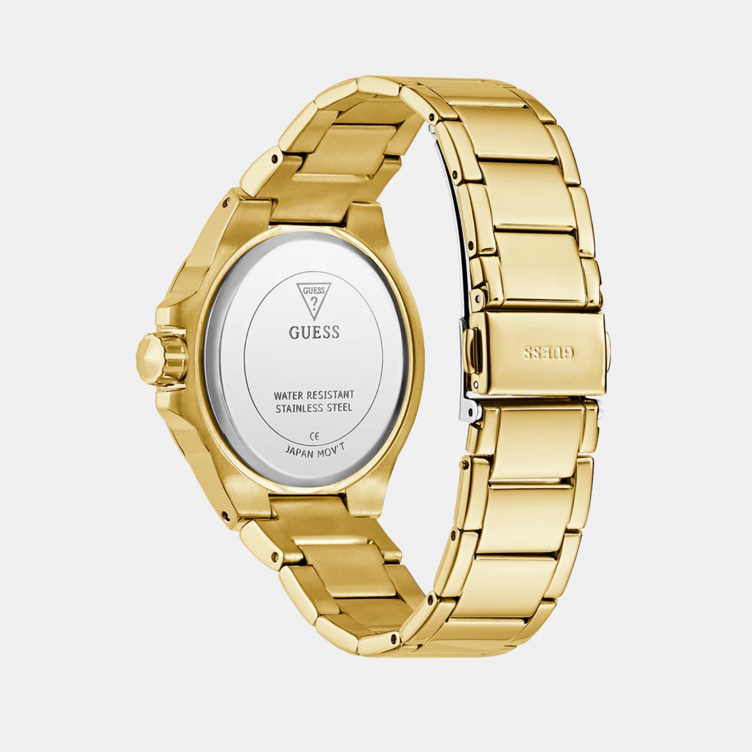 Guess Trend Women Quartz Champagne Dial Multi-Function Stainless Steel Watch GW0878L2