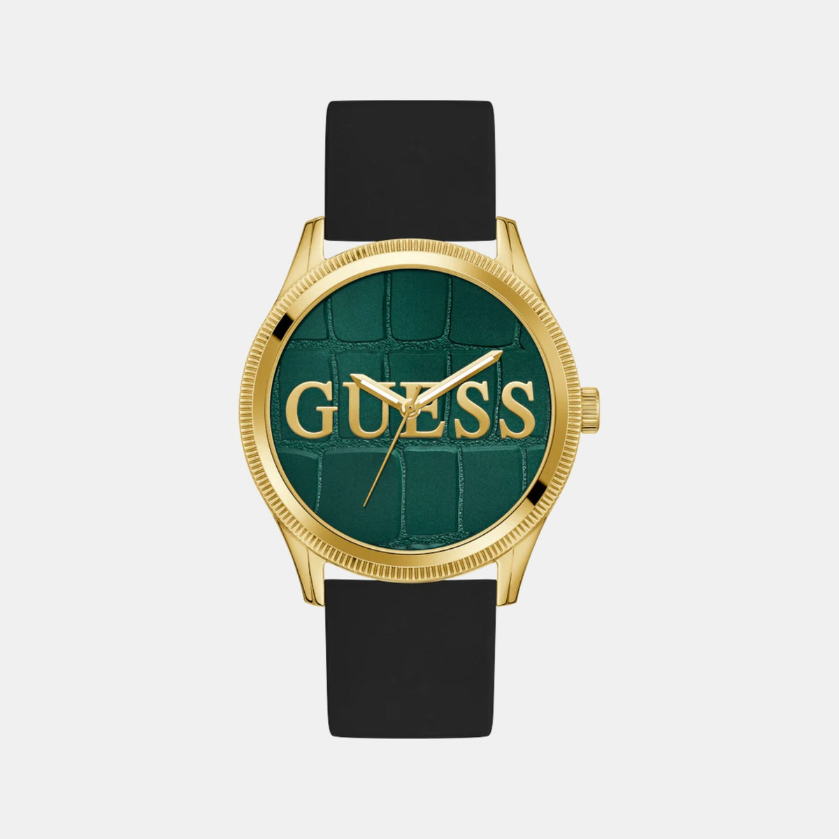 Gt Reputation Men Quartz Green Dial Analog Silicone Watch Gw0887G2