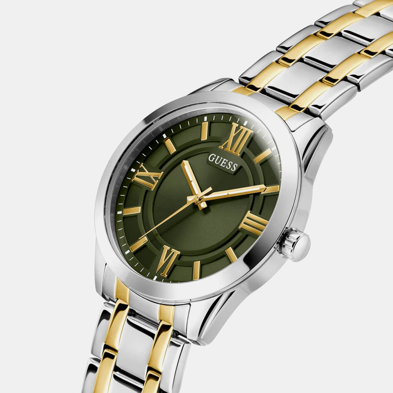 Gd Elliot Men Quartz Green Dial Analog Stainless Steel GW0893G1
