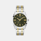 Gd Elliot Men Quartz Green Dial Analog Stainless Steel GW0893G1