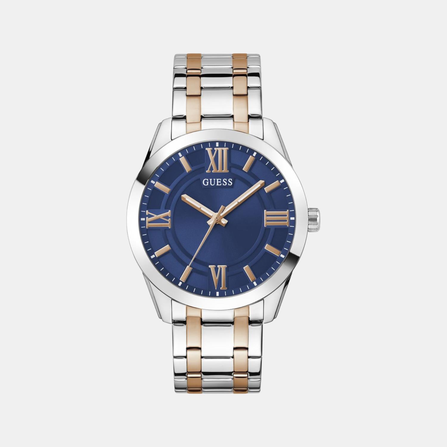 Guess Dress Women Quartz Blue Dial Analog Stainless Steel Watch GW0893G2