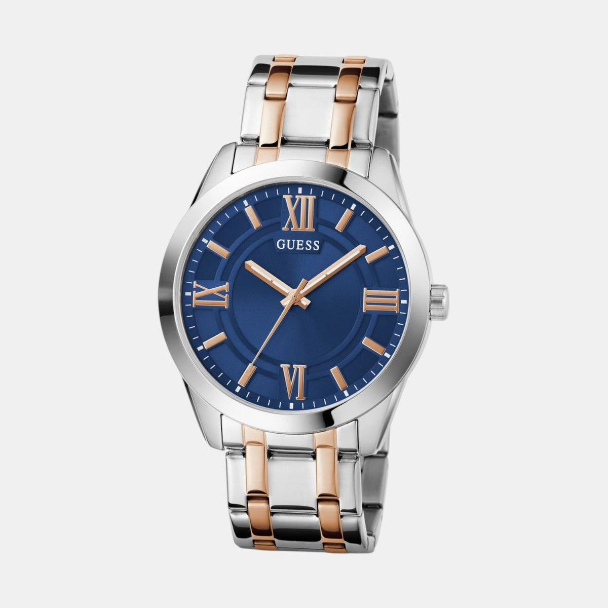 Gd Elliot Men Quartz Blue Dial Analog Stainless Steel Watch Gw0893G2