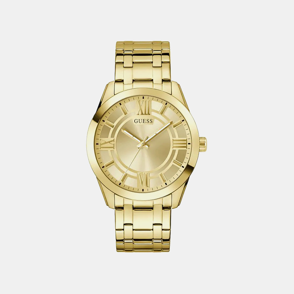 Elliot Men Quartz Champagne Dial Analog Stainless Steel Watch GW0893G3