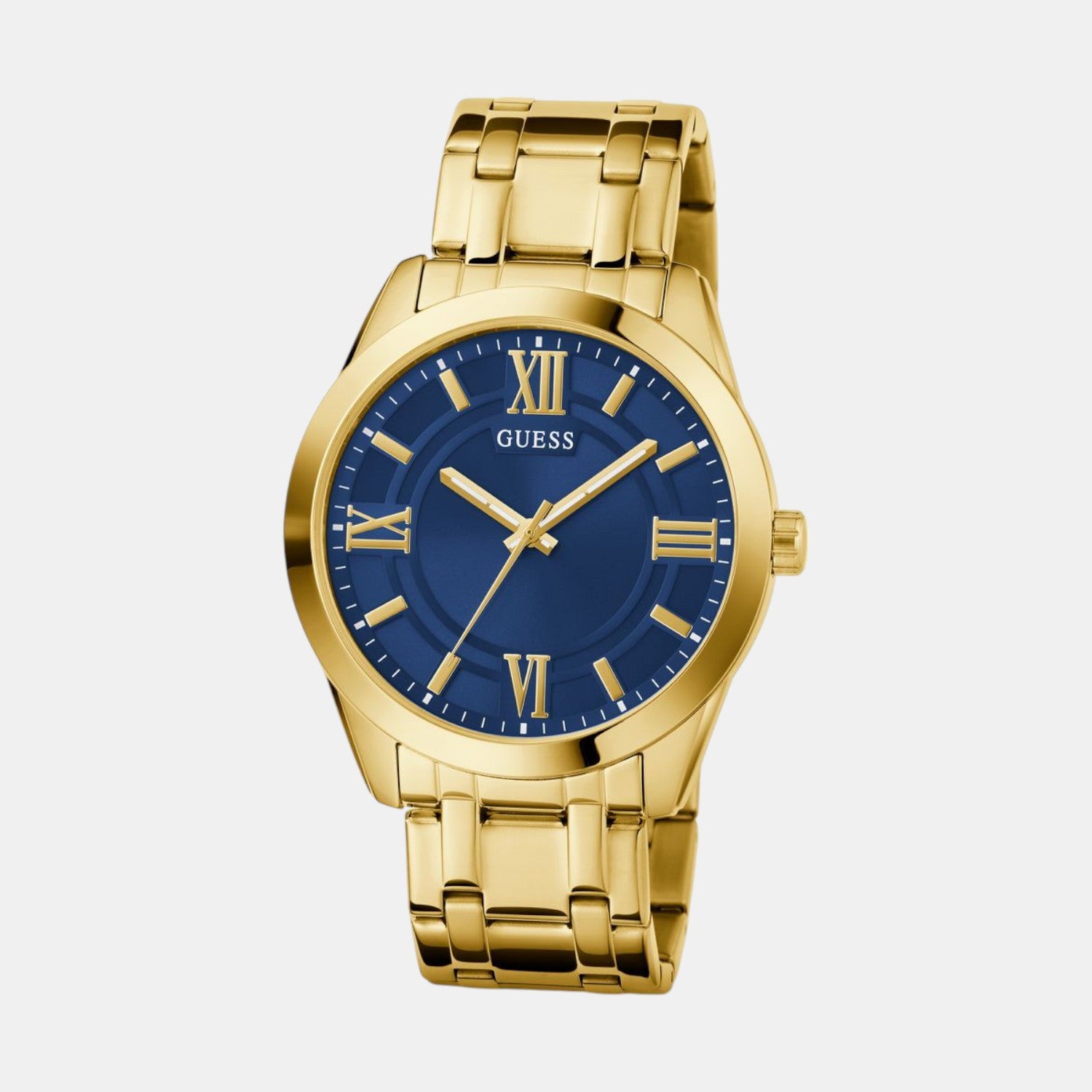 Guess Dress Women Quartz Blue Dial Analog Stainless Steel Watch GW0893G5