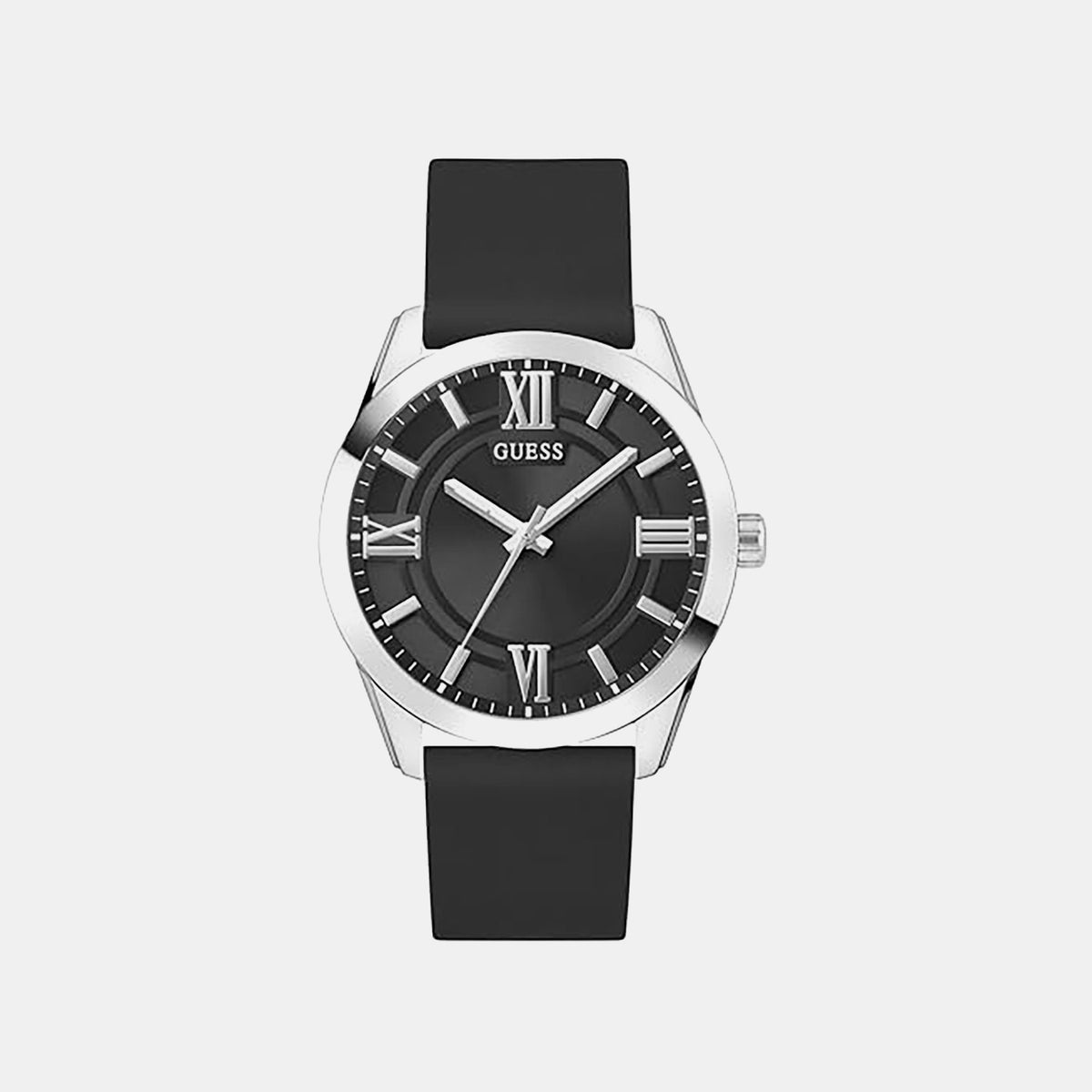 Gd Elliot Men Quartz Black Dial Analog Silicone Watch Gw0894G1
