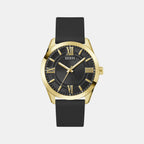 Guess Dress Men Quartz Black Dial Analog Silicone Watch GW0894G2