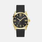 Guess Dress Men Quartz Black Dial Analog Silicone Watch GW0894G2