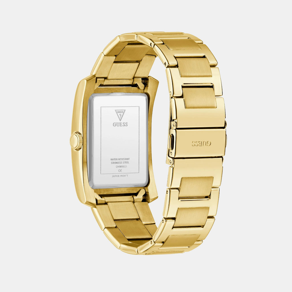 Clyde Men Quartz Black Dial Analog Mesh Watch GW0896G2