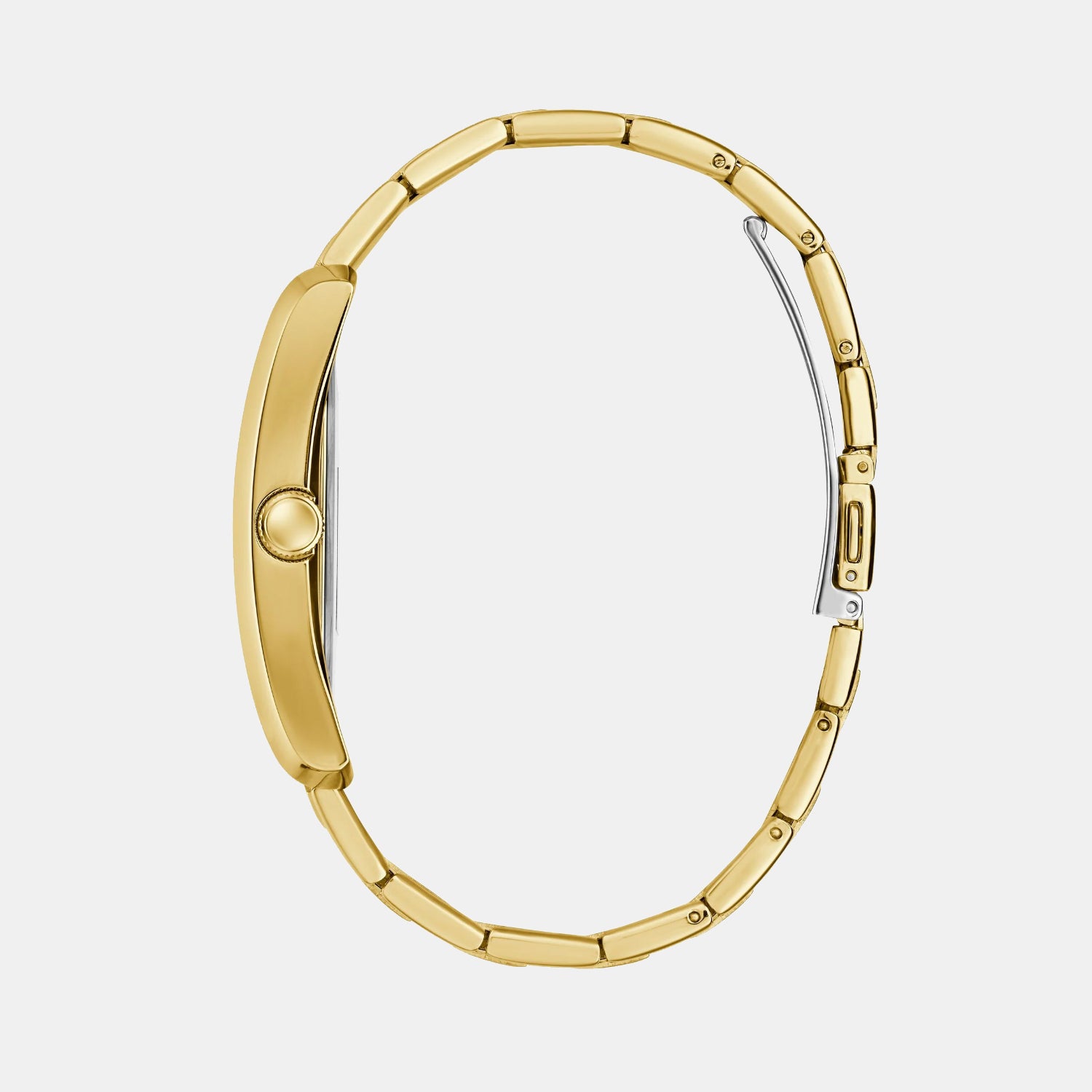 Clyde Men Quartz Black Dial Analog Mesh Watch GW0896G2