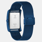 Men Quartz Blue Dial Analog Mesh Watch GW0898G2