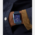 Men Quartz Blue Dial Analog Mesh Watch GW0898G2