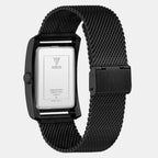 Men Quartz Black Dial Analog Mesh Watch GW0898G3