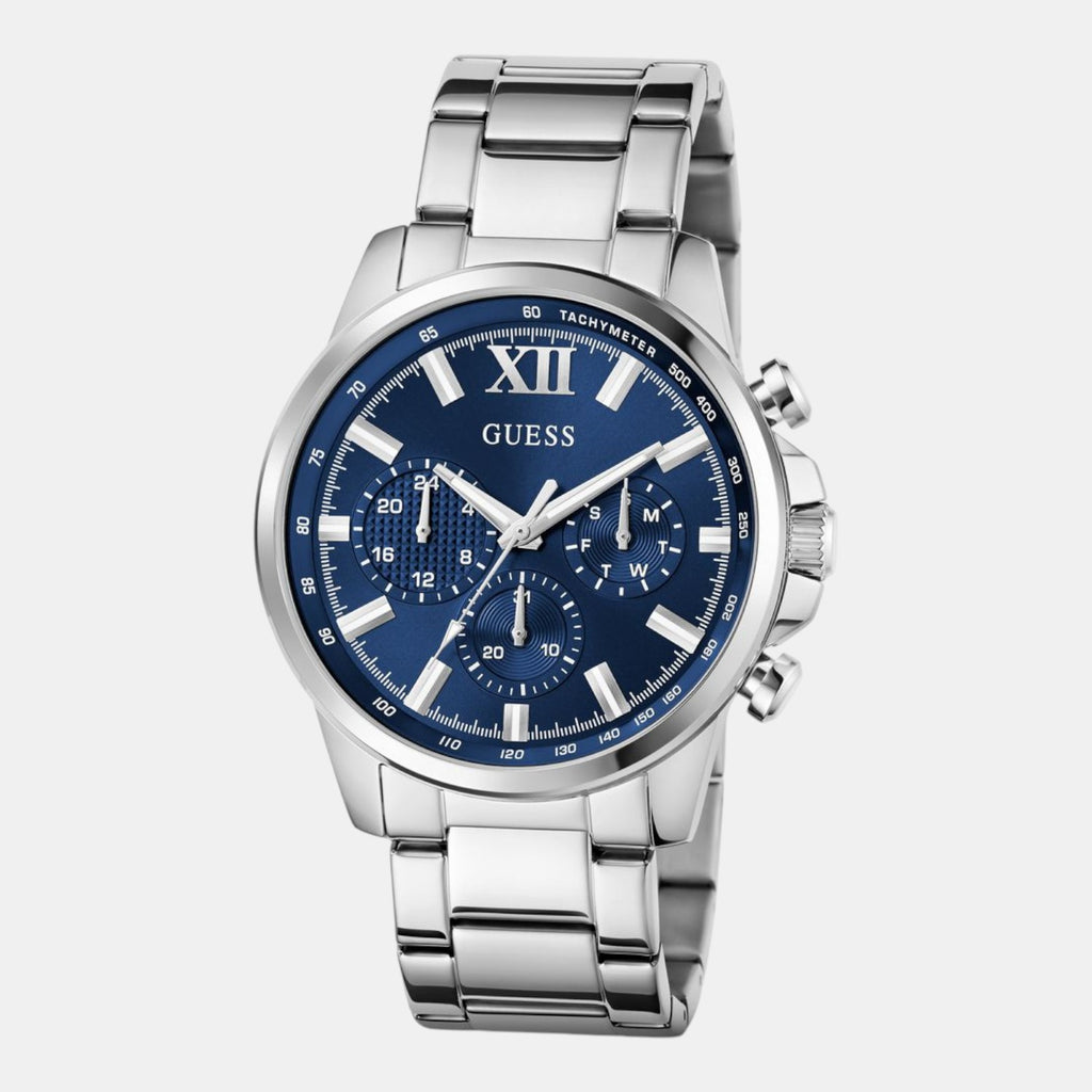 Guess Dress Men Quartz Blue Dial Chronograph Stainless Steel Watch GW0900G4