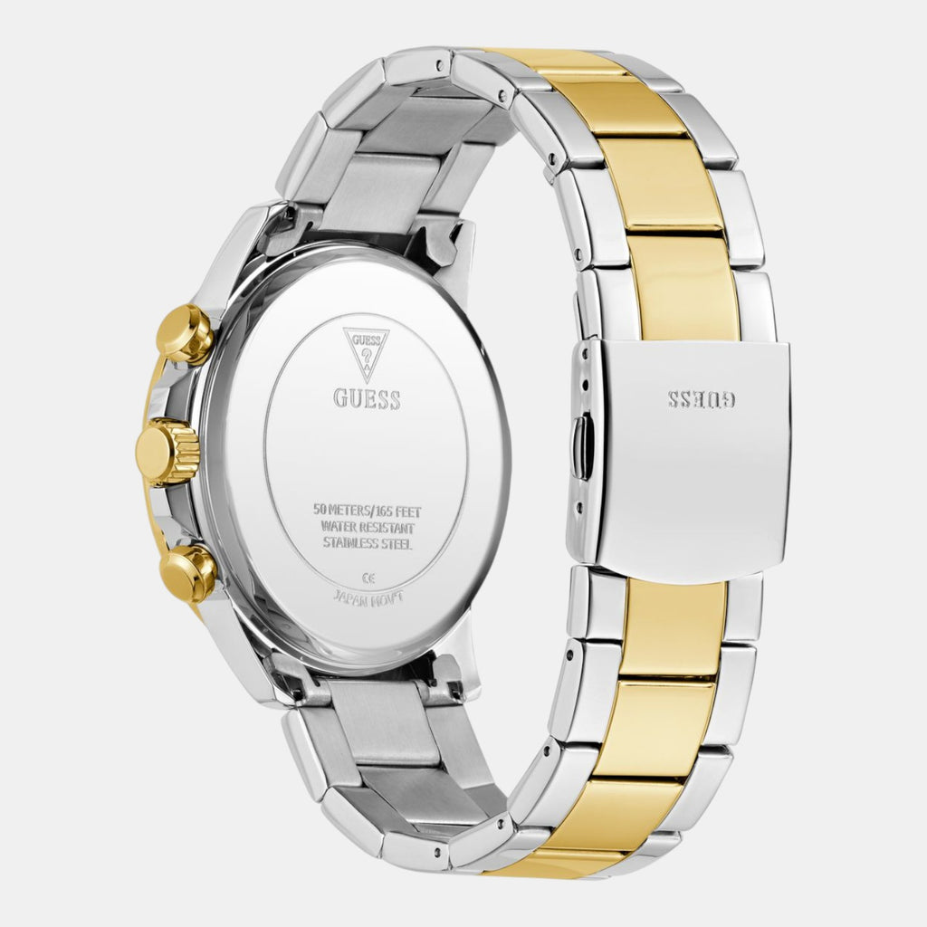 Guess Dress Men Quartz Green Dial Chronograph Stainless Steel Watch GW0900G5