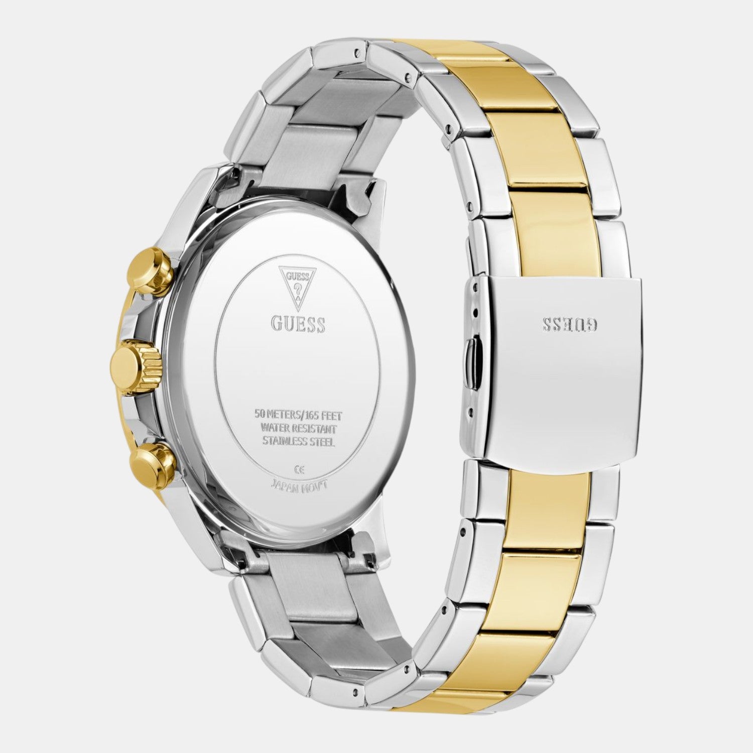 Guess Dress Men Quartz Green Dial Chronograph Stainless Steel Watch GW0900G5