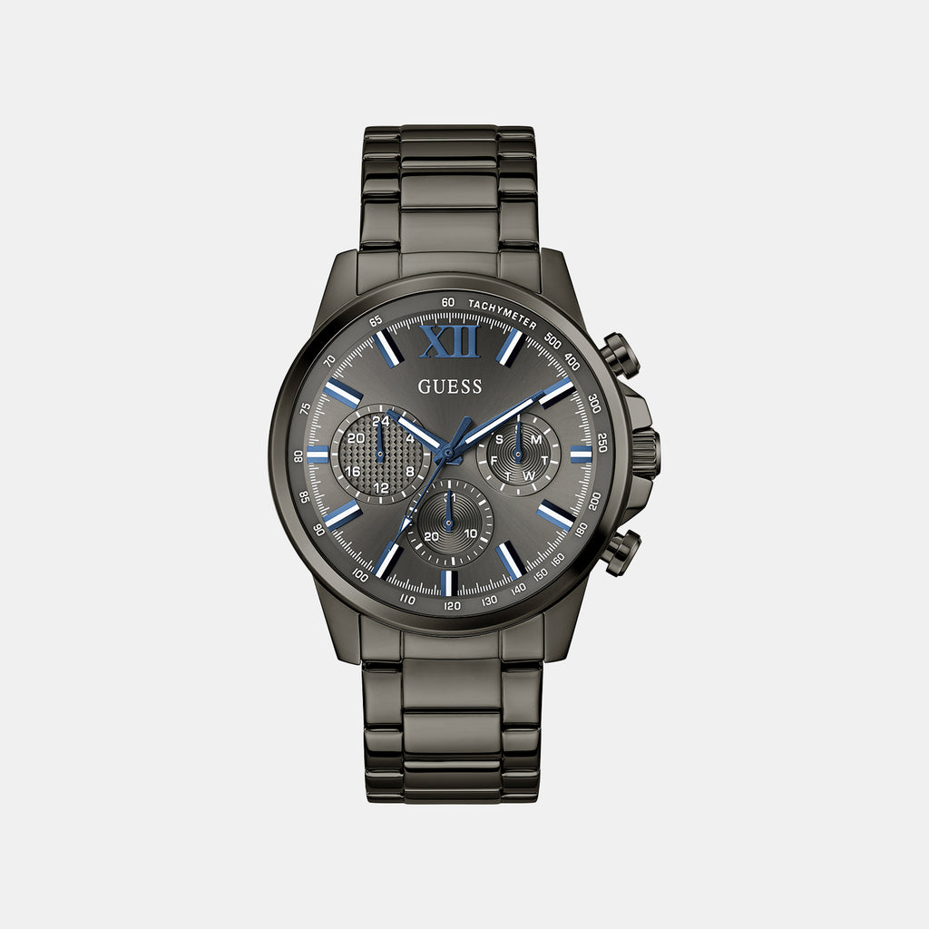 Walker Men Quartz Grey Dial Analog Stainless Steel Watch GW0900G7