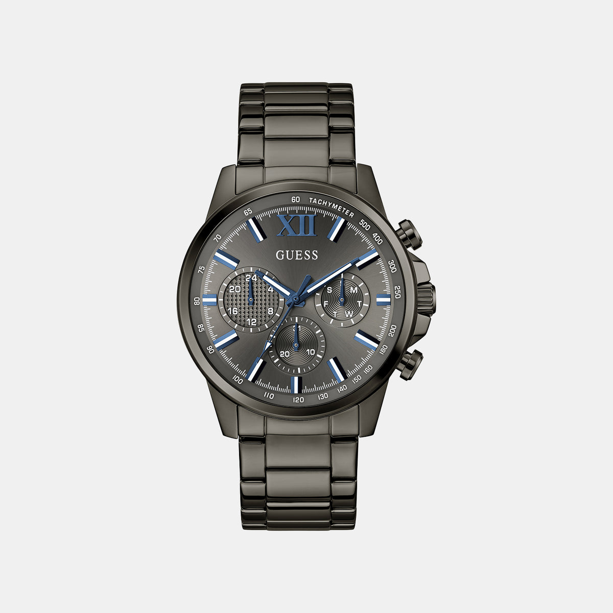Walker Men Quartz Grey Dial Analog Stainless Steel Watch GW0900G7