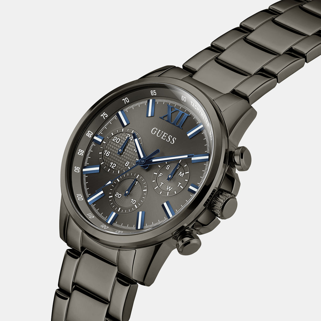 Walker Men Quartz Grey Dial Analog Stainless Steel Watch GW0900G7