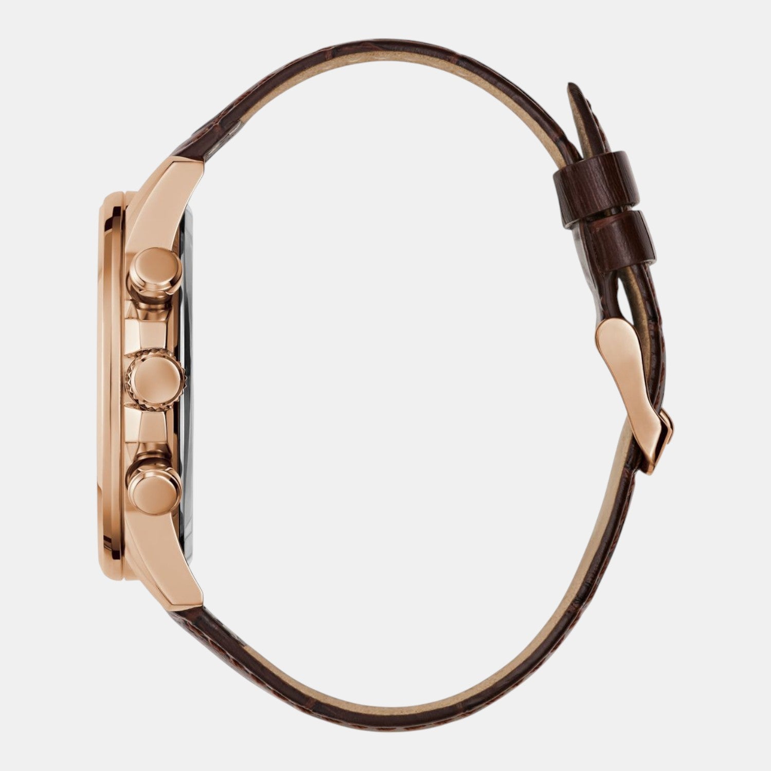 Guess Dress Men Quartz Blue Dial Chronograph Leather Watch GW0901G3