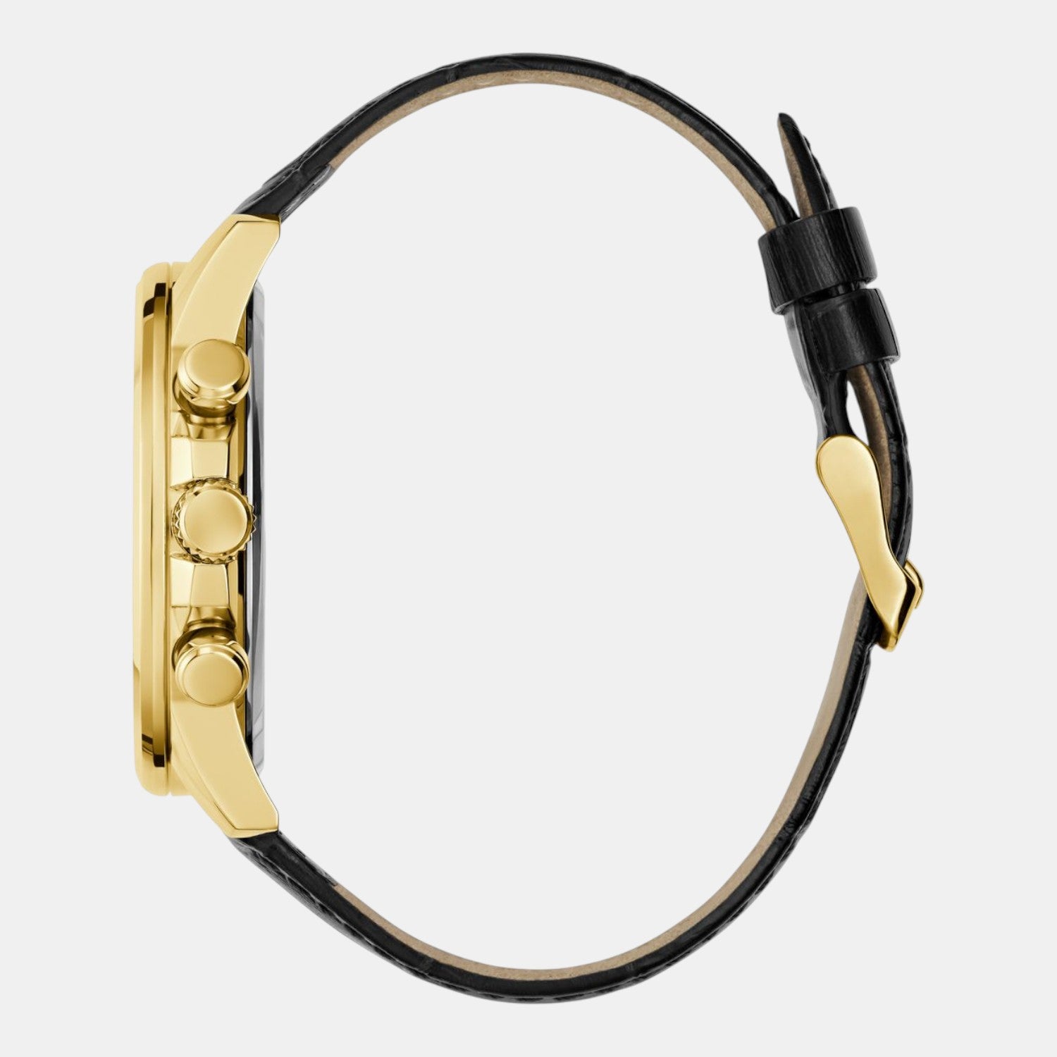 Guess Dress Men Quartz Green Dial Chronograph Leather Watch GW0901G4