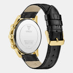 Guess Dress Men Quartz Green Dial Chronograph Leather Watch GW0901G4