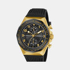 Sport Men Quartz Black Dial Chronograph Silicone Watch GW0902G1