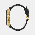 Sport Men Quartz Black Dial Chronograph Silicone Watch GW0902G1