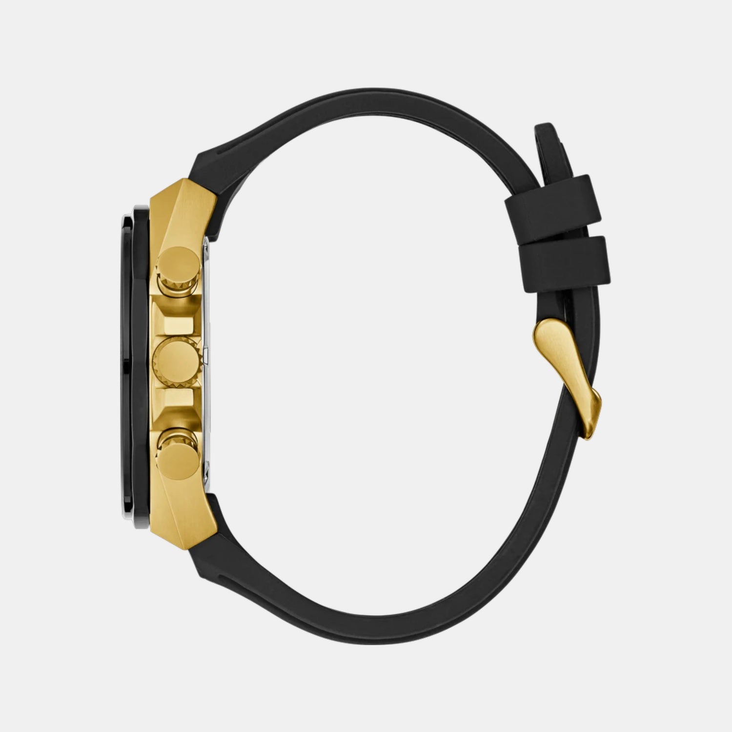 Sport Men Quartz Black Dial Chronograph Silicone Watch GW0902G1