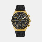 Sport Men Quartz Black Dial Chronograph Silicone Watch GW0902G1
