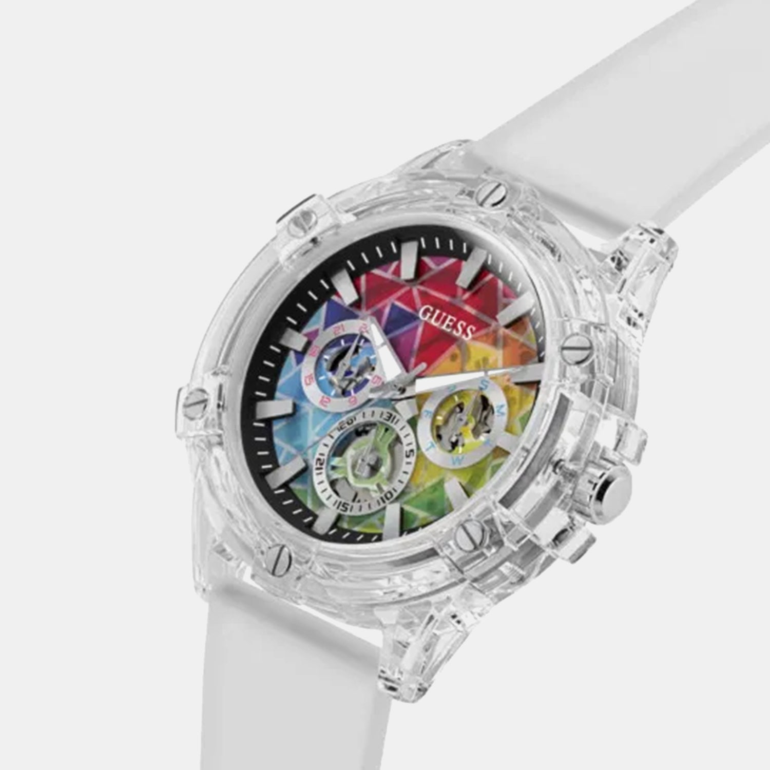 Gt King Men Quartz Multicolor Dial Analog Stainless Steel GW0908G3