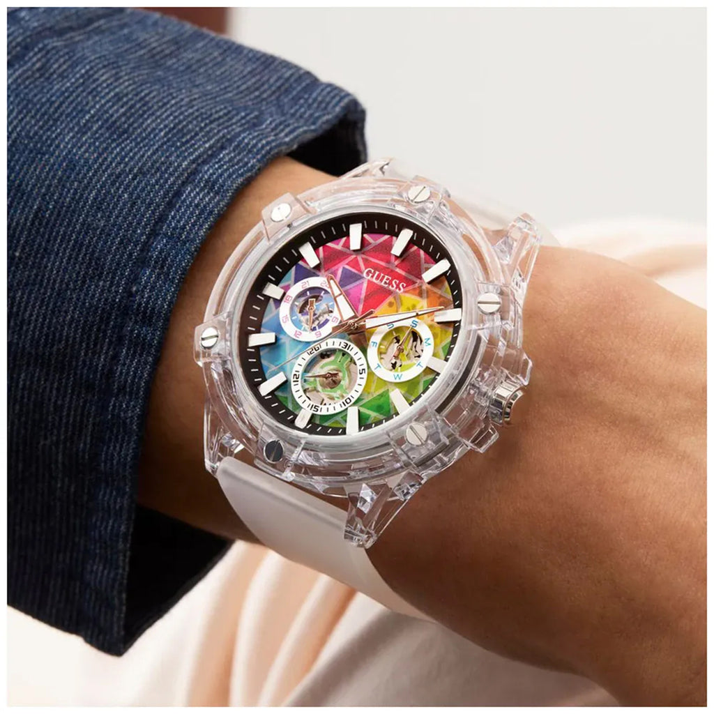 Gt King Men Quartz Multicolor Dial Analog Stainless Steel GW0908G3