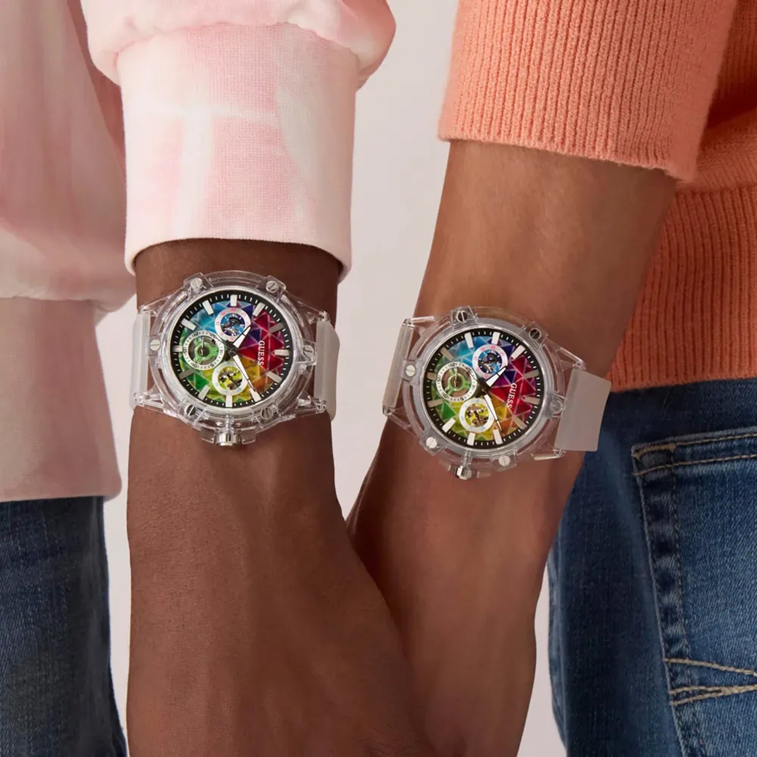Gt King Men Quartz Multicolor Dial Analog Stainless Steel GW0908G3