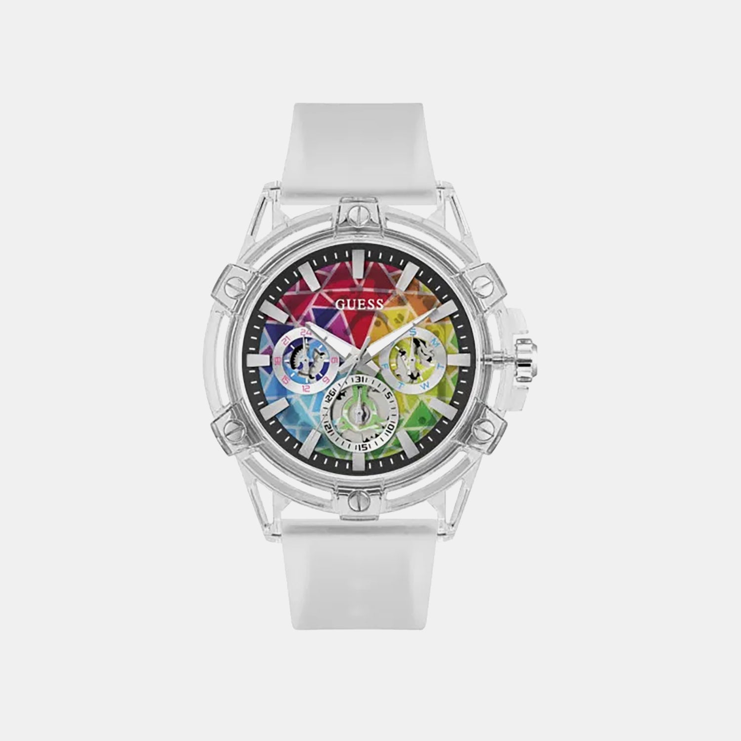 Gt King Men Quartz Multicolor Dial Analog Stainless Steel GW0908G3