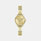 Gt Tri Bellini Women Quartz Champagne Dial Analog Stainless Steel GW0914L2