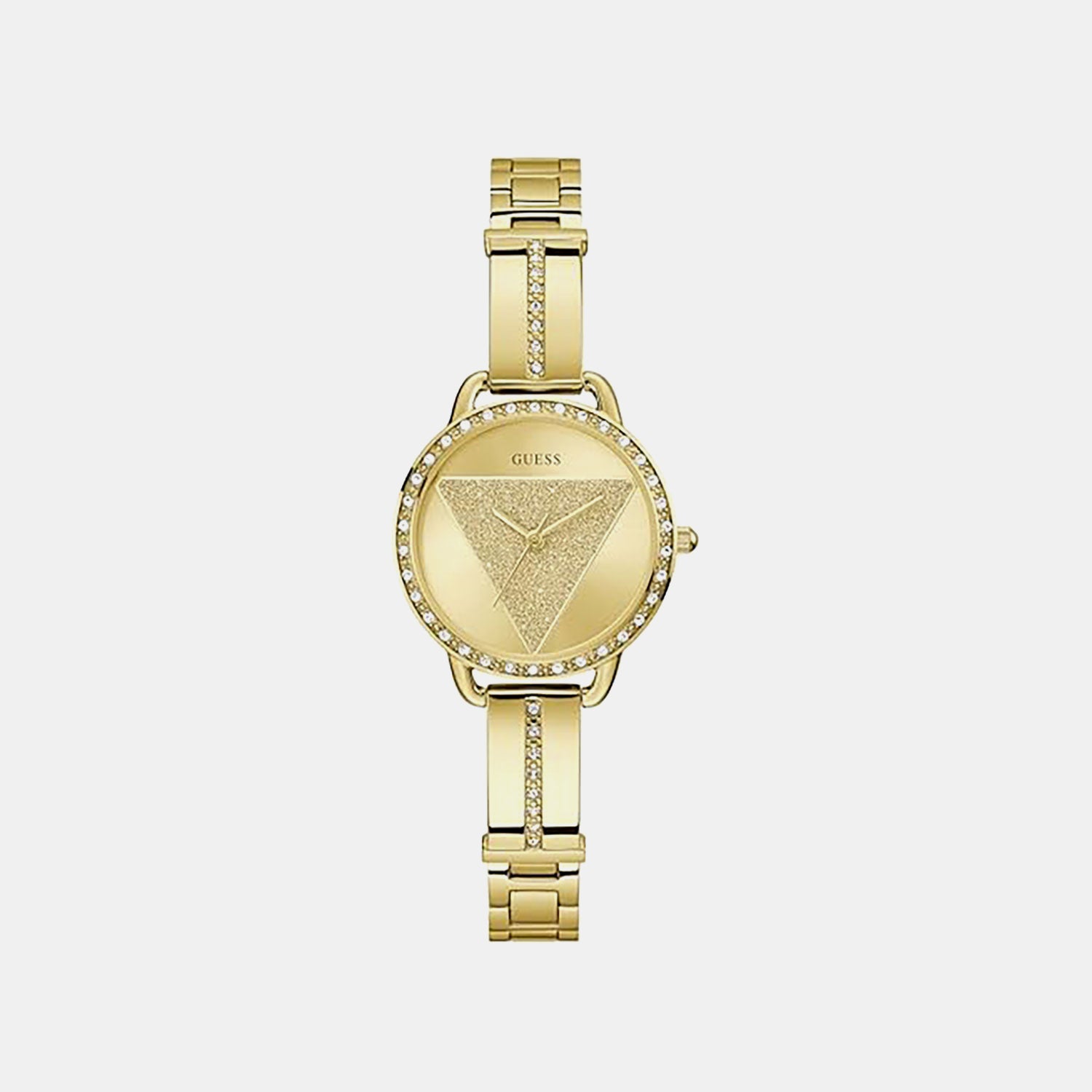 Guess Trend Women Quartz Champagne Dial Analog Stainless Steel Watch GW0914L2