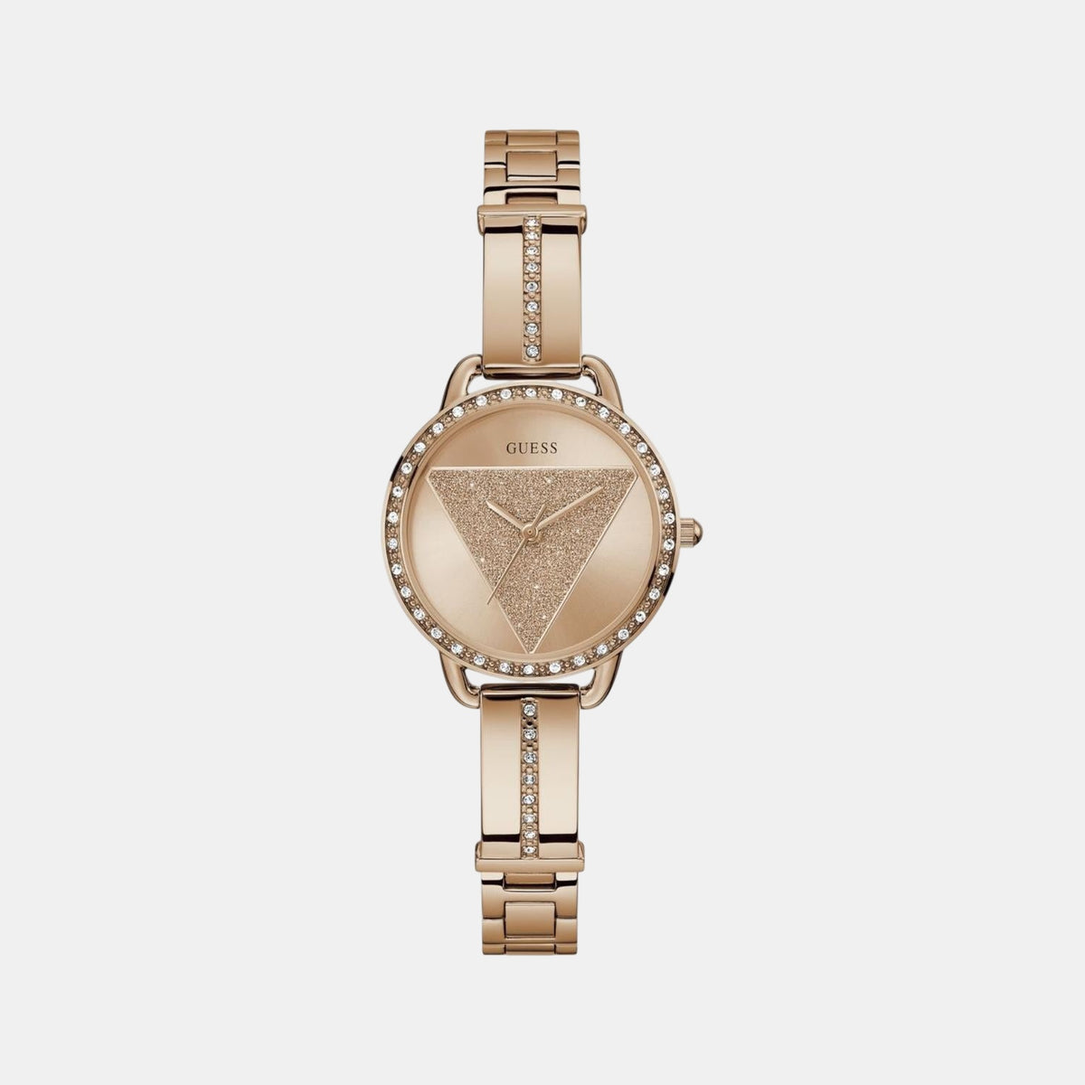 Gt Tri Bellini Women Quartz Rose Gold Dial Analog Stainless Steel Watch Gw0914L3