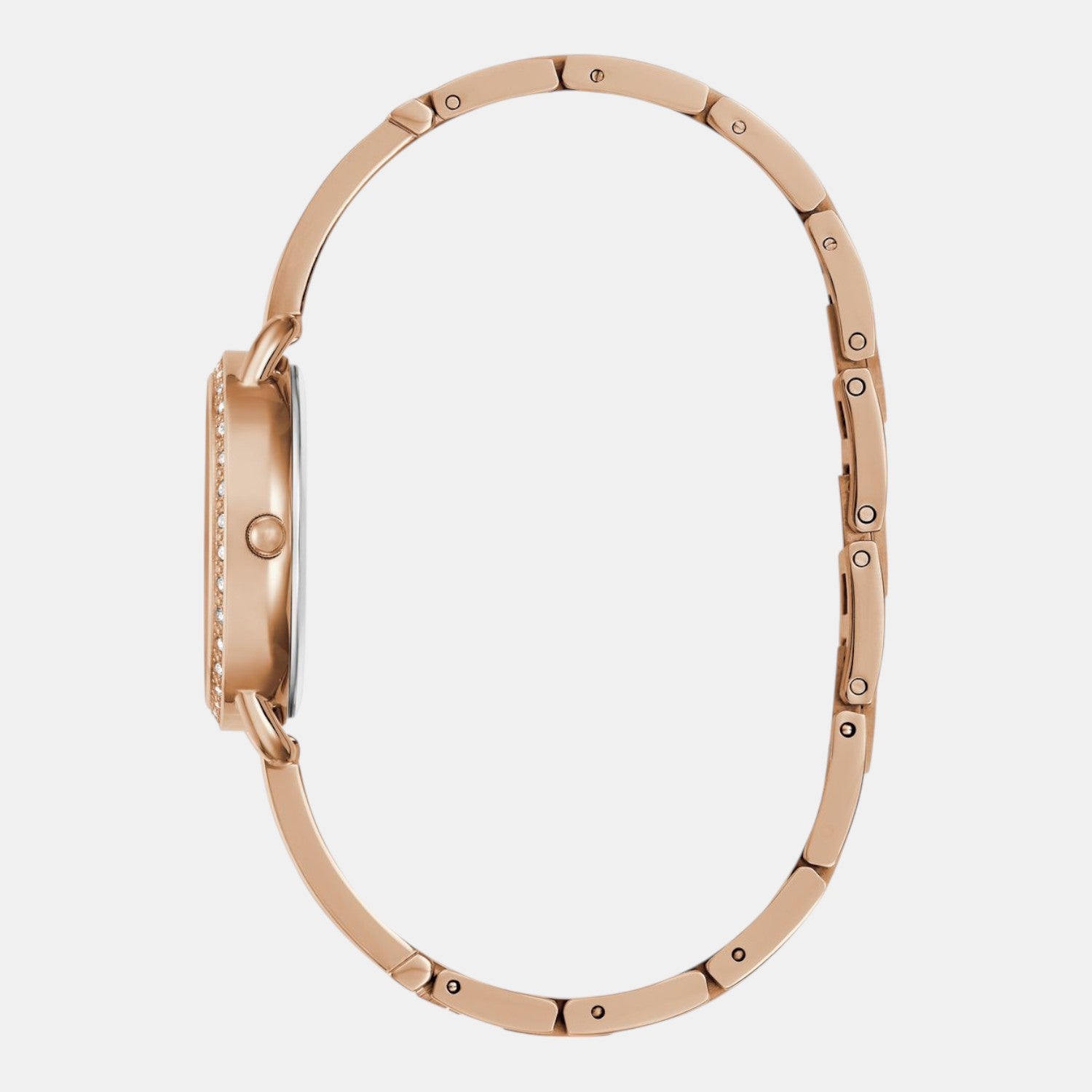 Guess Trend Women Quartz Rose Gold Dial Analog Stainless Steel Watch GW0914L3