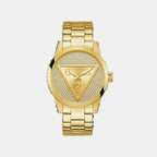 Guess Trend Men Quartz Champagne Dial Analog Stainless Steel Watch GW0915G1
