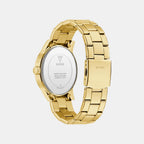 Guess Trend Men Quartz Champagne Dial Analog Stainless Steel Watch GW0915G1