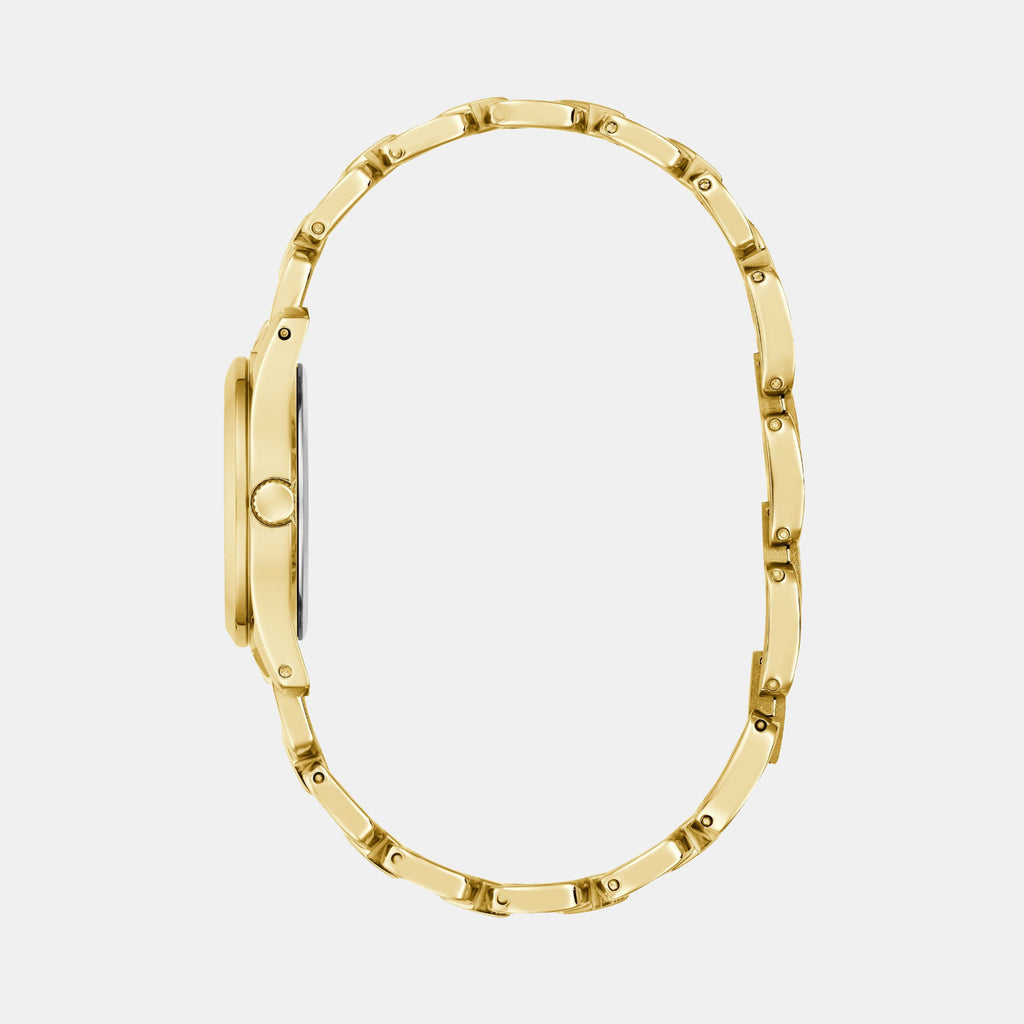 Veda Women Quartz Green Dial Analog Stainless Steel Watch GW0927L2