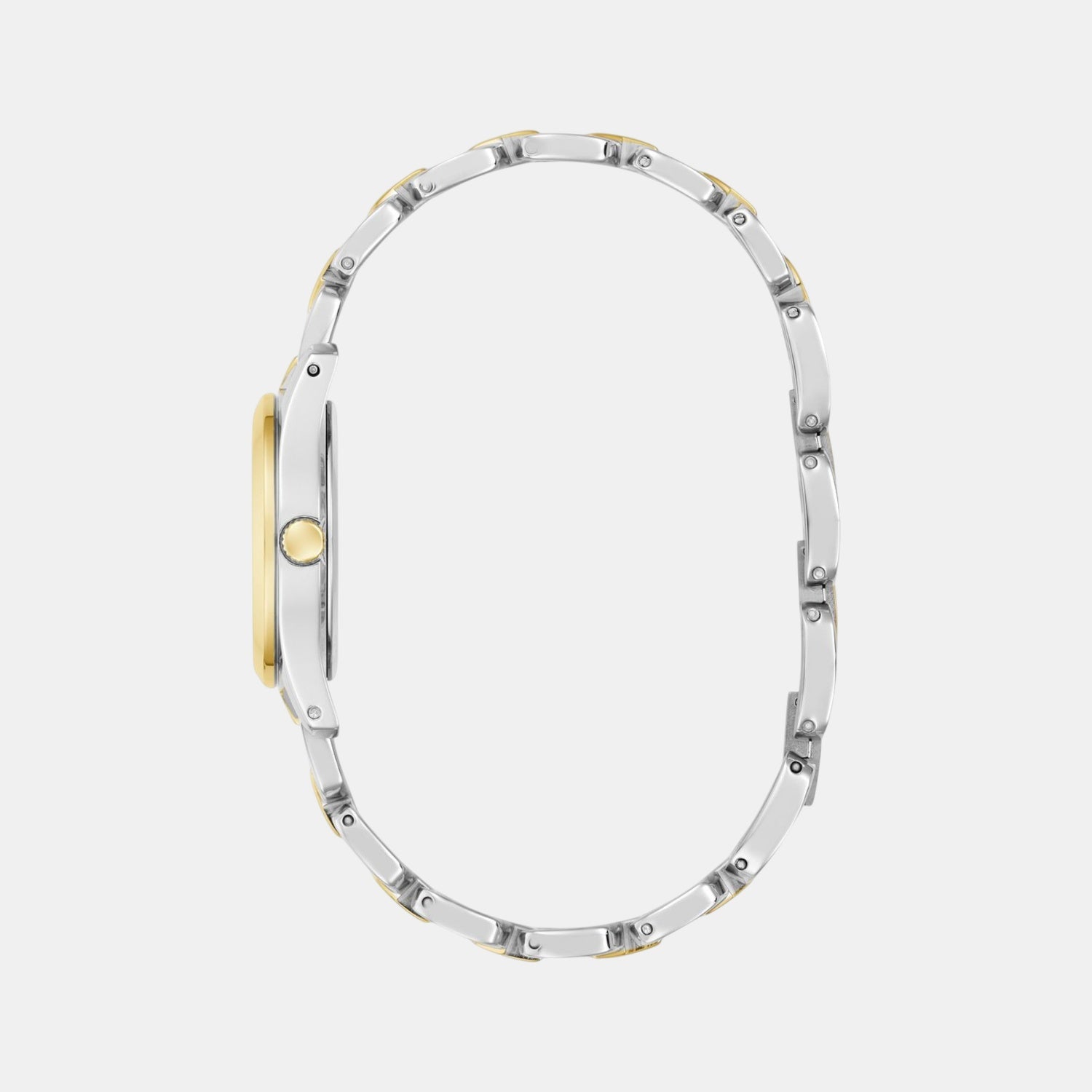 Veda Women Quartz Ice Blue Dial Analog Recycled Steel Watch GW0927L3