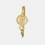Giselle Women Quartz Champagne Dial Analog Stainless Steel Watch GW0929L2