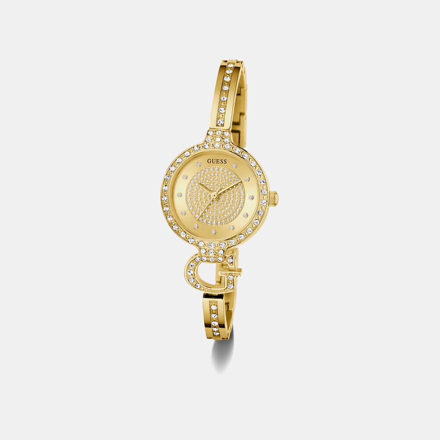 Giselle Women Quartz Champagne Dial Analog Stainless Steel Watch GW0929L2