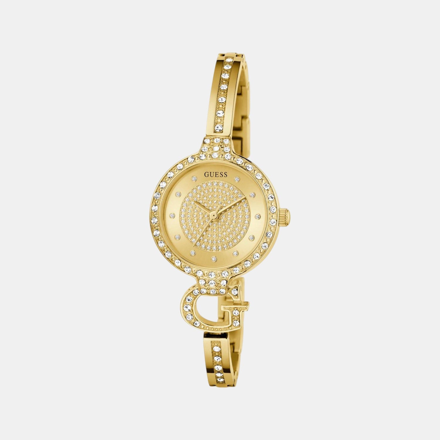 Giselle Women Quartz Champagne Dial Analog Recycled Steel Watch GW0929L2