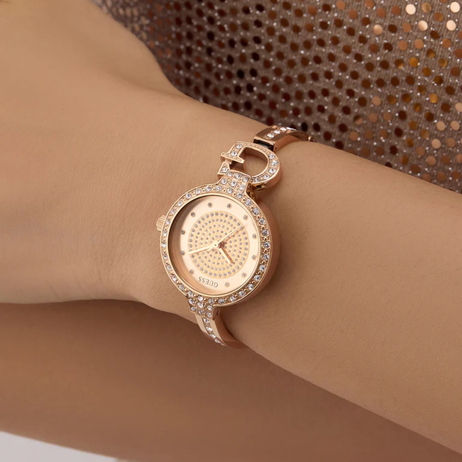 Gb Giselle Women Quartz Rose Gold Dial Analog Stainless Steel GW0929L3