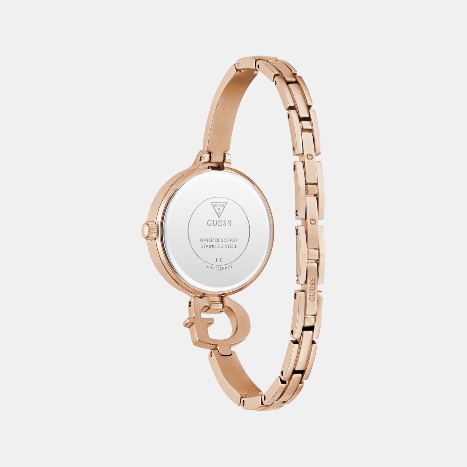 Giselle Women Quartz Rose Gold Dial Analog Recycled Steel Watch GW0929L3